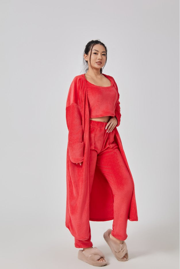 Women's 3-Piece Cozy Lounge Set