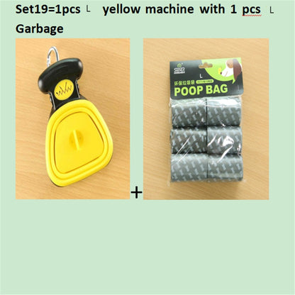Foldable Dog Pooper Scooper with Waste Bags