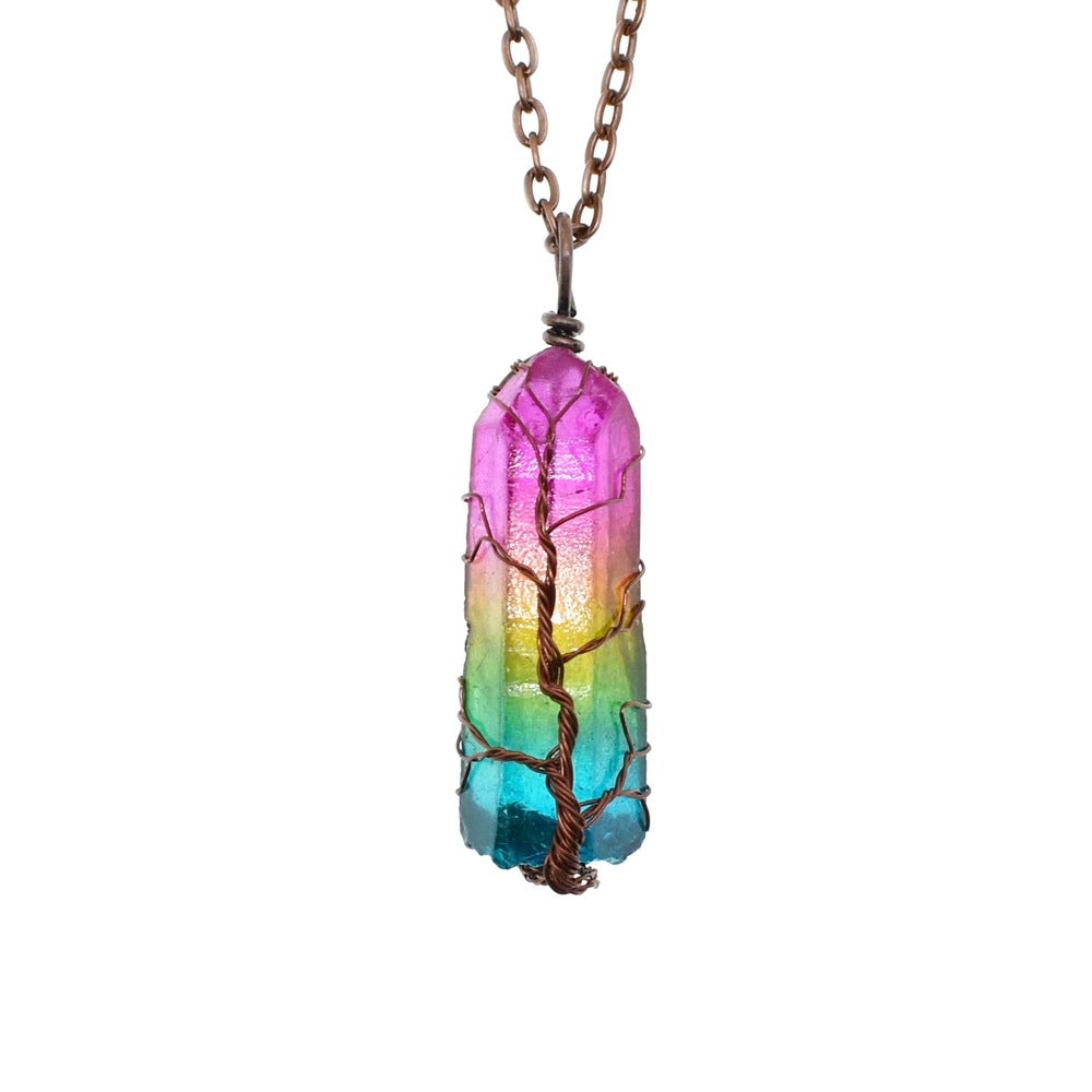 Tree of Life Crystal Pendant