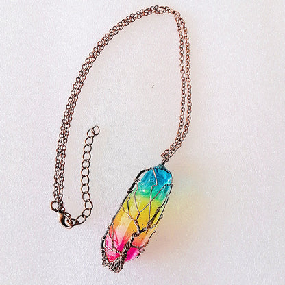 Tree of Life Crystal Pendant